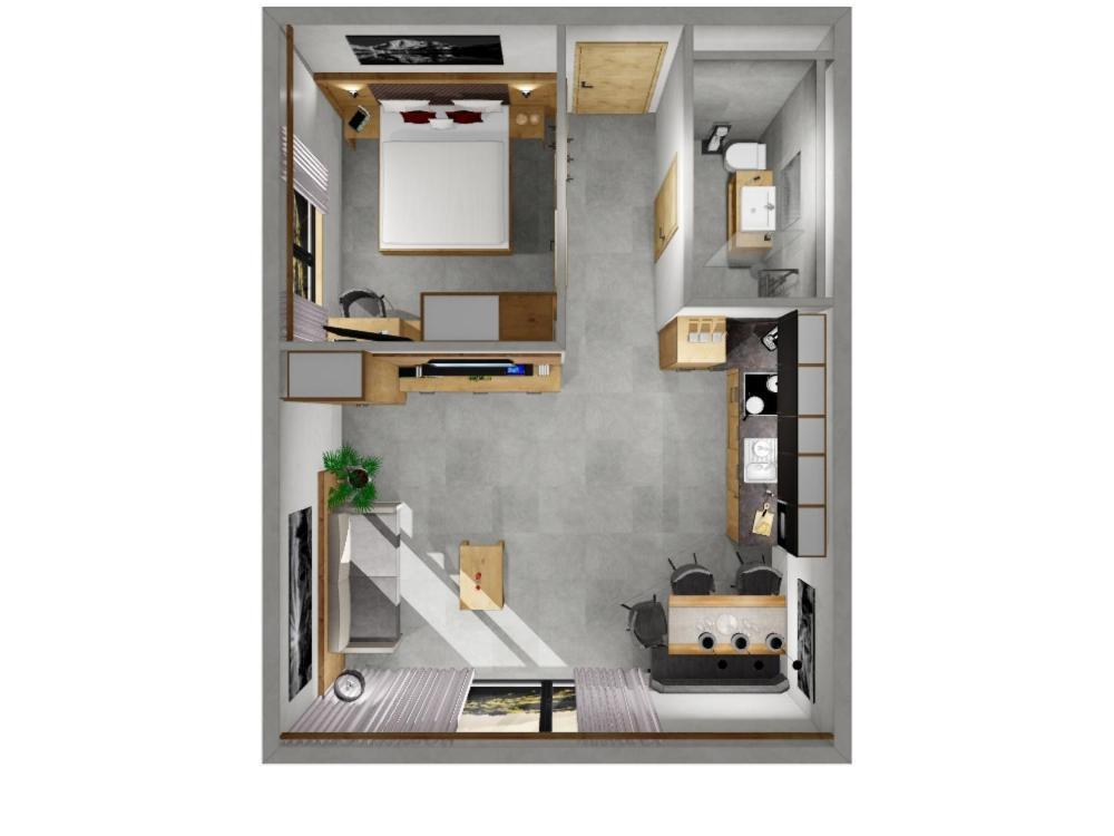 Neues Luxerioes Eingerichtetes Apartment Bock See Buitenkant foto